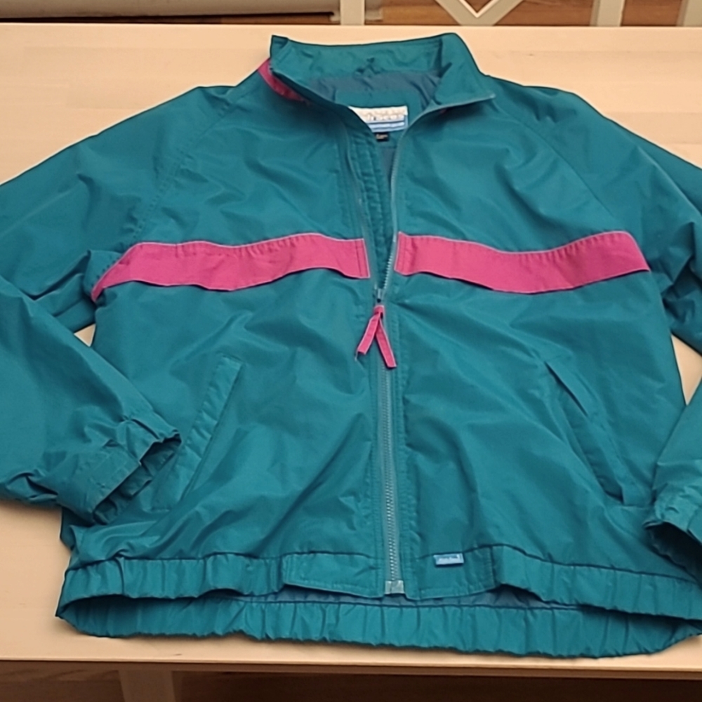 LIKE NEW 1980s Vintage High Seas 100% Nylon Bright Windbreaker